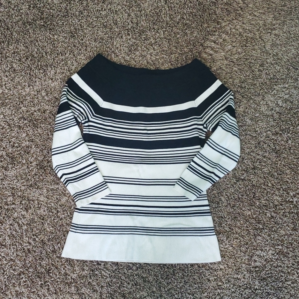 WHBM Wide Neck Pullover Sweater